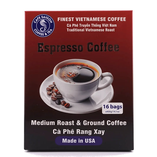 Cafe Espresso- 16 Single Serve Drip Coffee