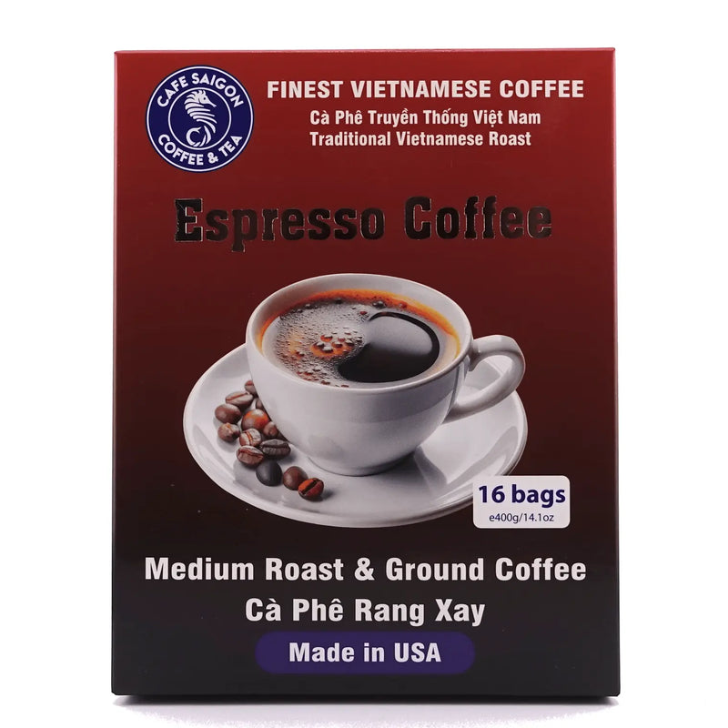 Cafe Espresso- 16 Single Serve Drip Coffee