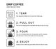 Cafe Espresso- 16 Single Serve Drip Coffee