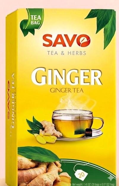 SAVO HERBAL GINGER TEA