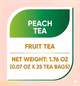 SAVO TEA & HERBS-BLACK TEA with PEACH FLAVOR
