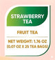 SAVO TEA & HERBS-BLACK TEA with STRAWBERRY FLAVOR