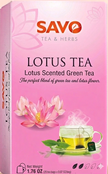 SAVO TRADITIONAL LOTUS SCENTED GREEN TEA