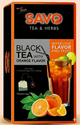SAVO TEA & HERBS-BLACK TEA with ORANGE FLAVOR