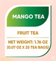 SAVO TEA & HERBS-BLACK TEA with MANGO FLAVOR